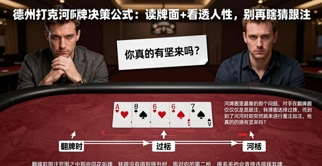德州扑克高牌怎么比大小_德州扑克河牌决策_德州扑克读牌技巧