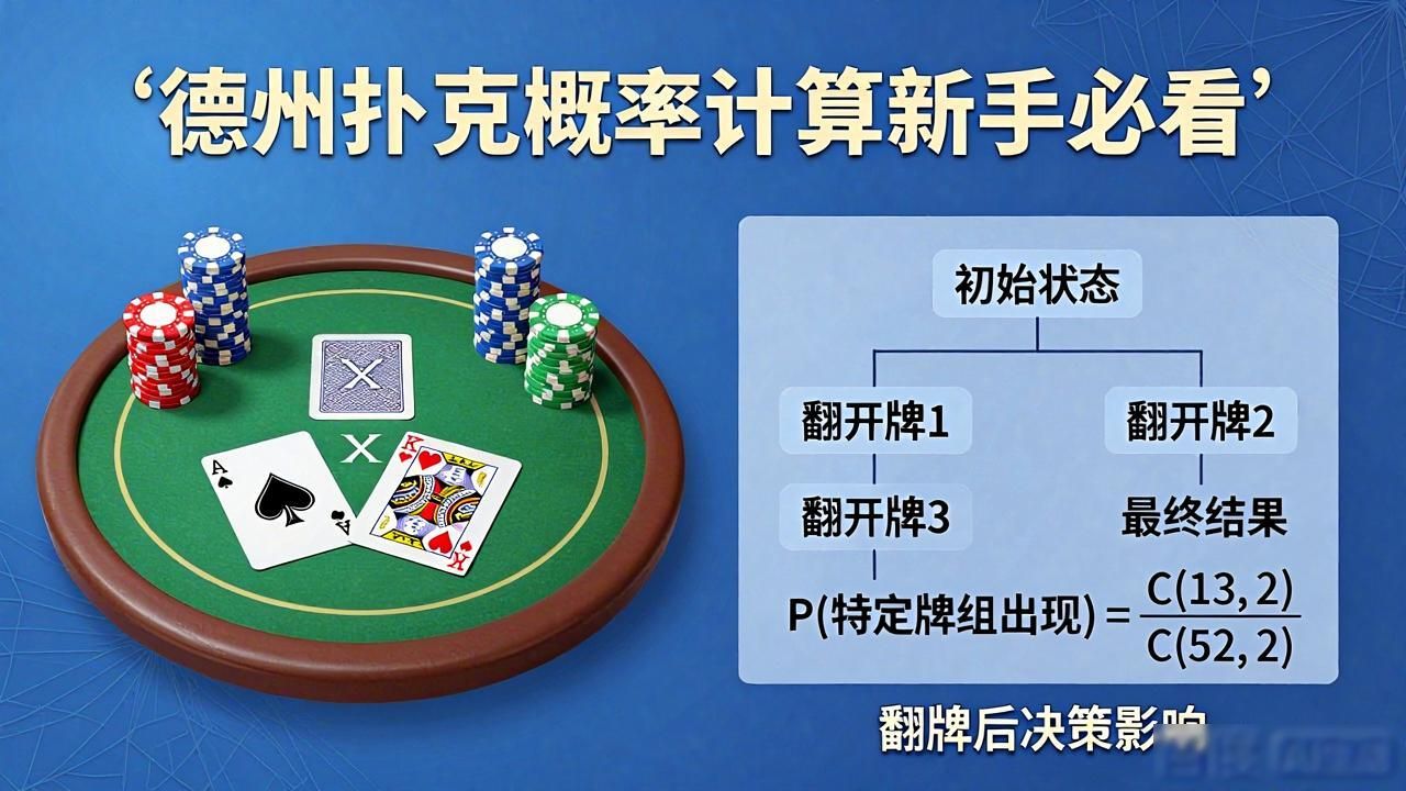 加勒比扑克同花顺概率_德州概率计算_德州扑克概率计算